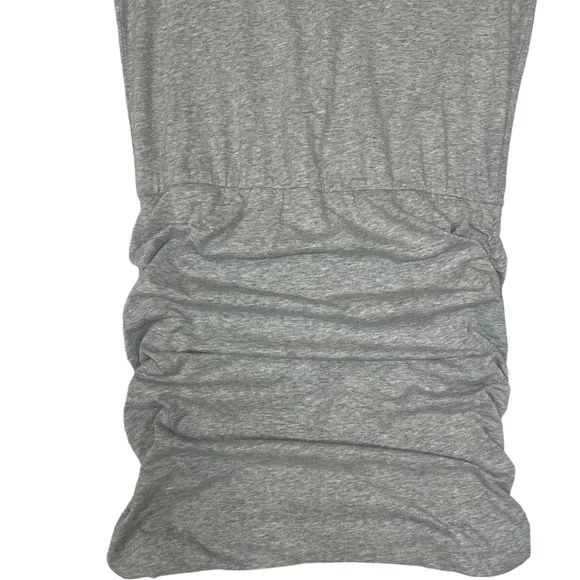 Cabi Everyday Mini Dress Ruched Crew Neck Gray Sleevless Tank Stretch Size Small - Picture 14 of 15